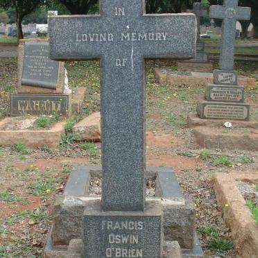 O'BRIEN Francis Oswin -1943