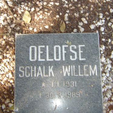 OELOFSE Schalk Willem 1931-1989