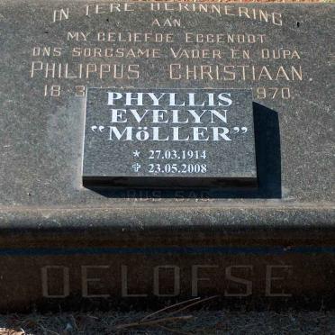 OELOFSE Philippus Christiaan 1917-1970 &amp; Phyllis Evelyn MOLLER 1914-2008 