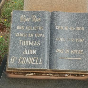 O'CONNELL Thomas John 1908-1967