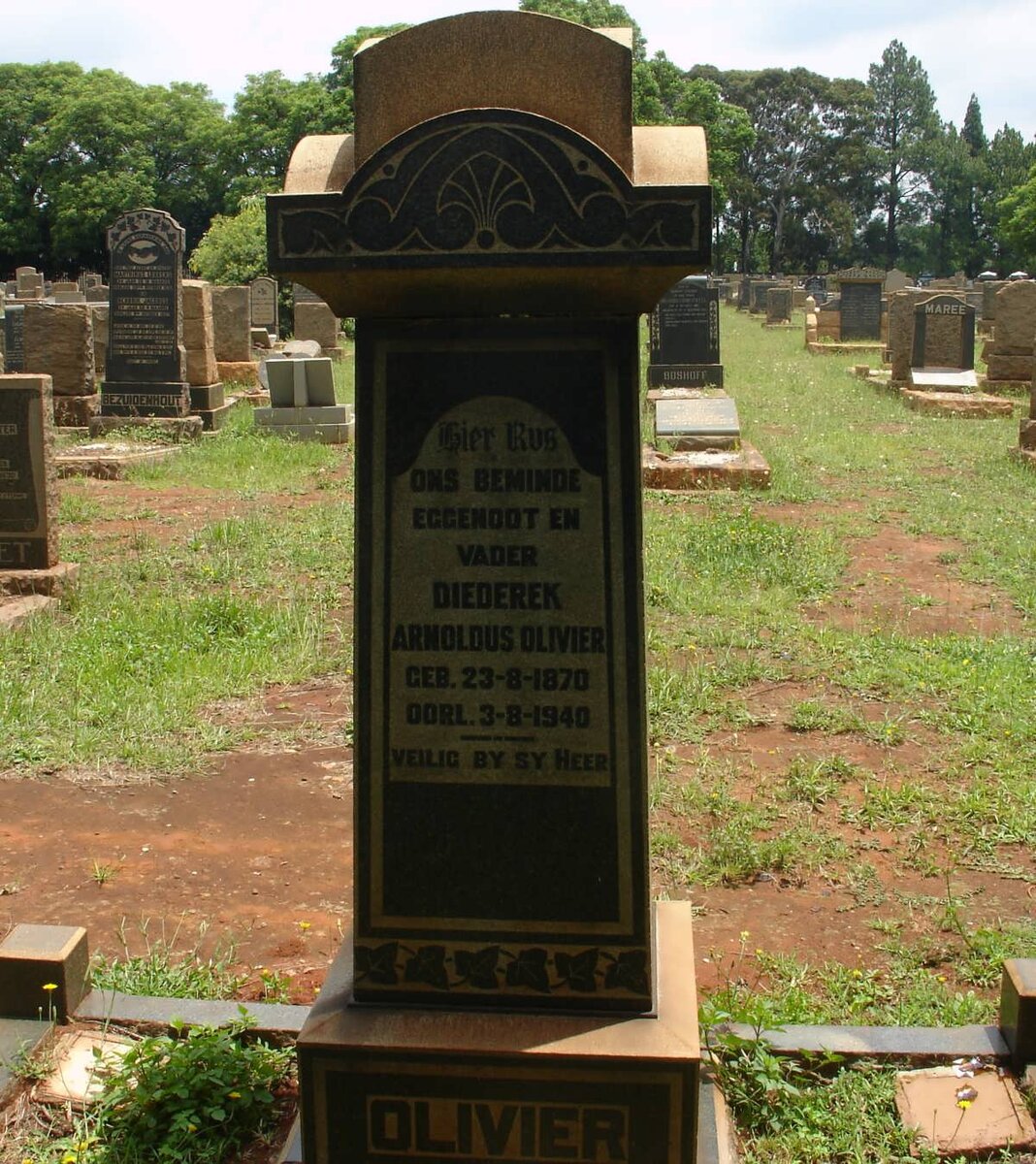 OLIVIER Diederek Arnoldus 1870-1940