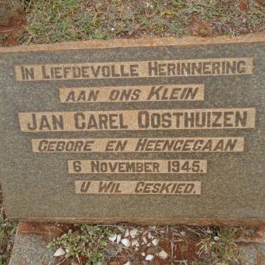 OOSTHUIZEN Jan Carel 1945-1945