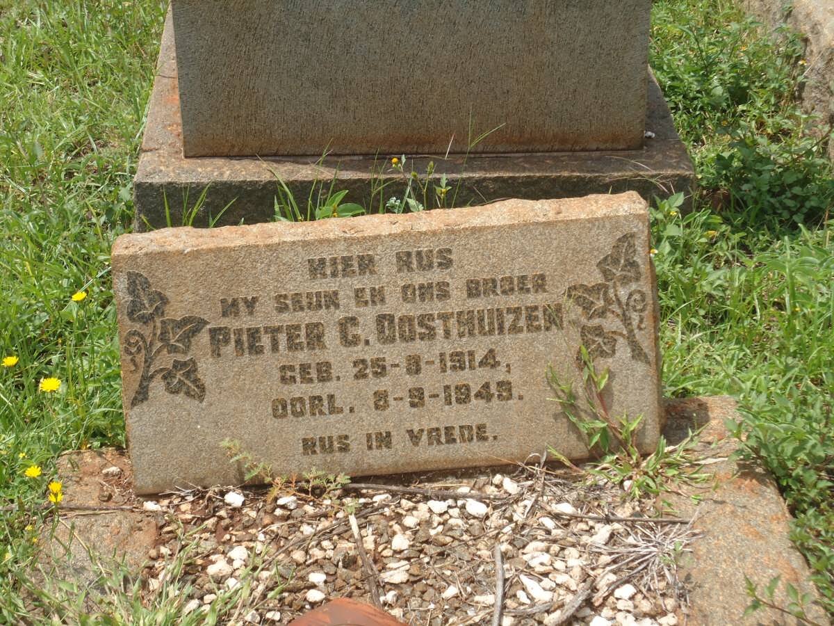 OOSTHUIZEN Pieter C. 1914-1949