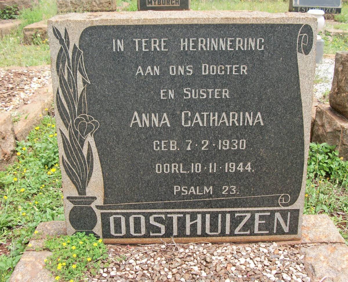 OOSTHUIZEN Anna Catharina 1930-1944