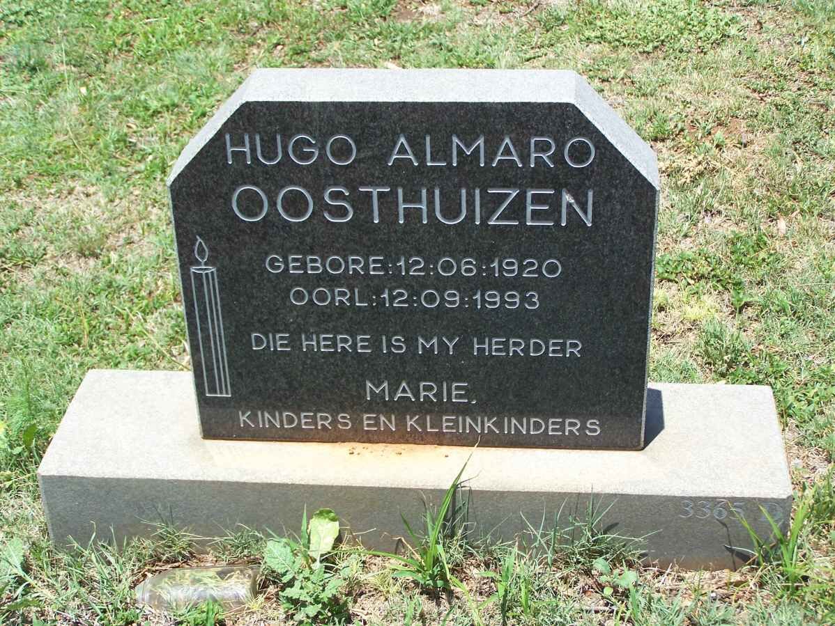 OOSTHUIZEN Hugo Almaro 1920-1993