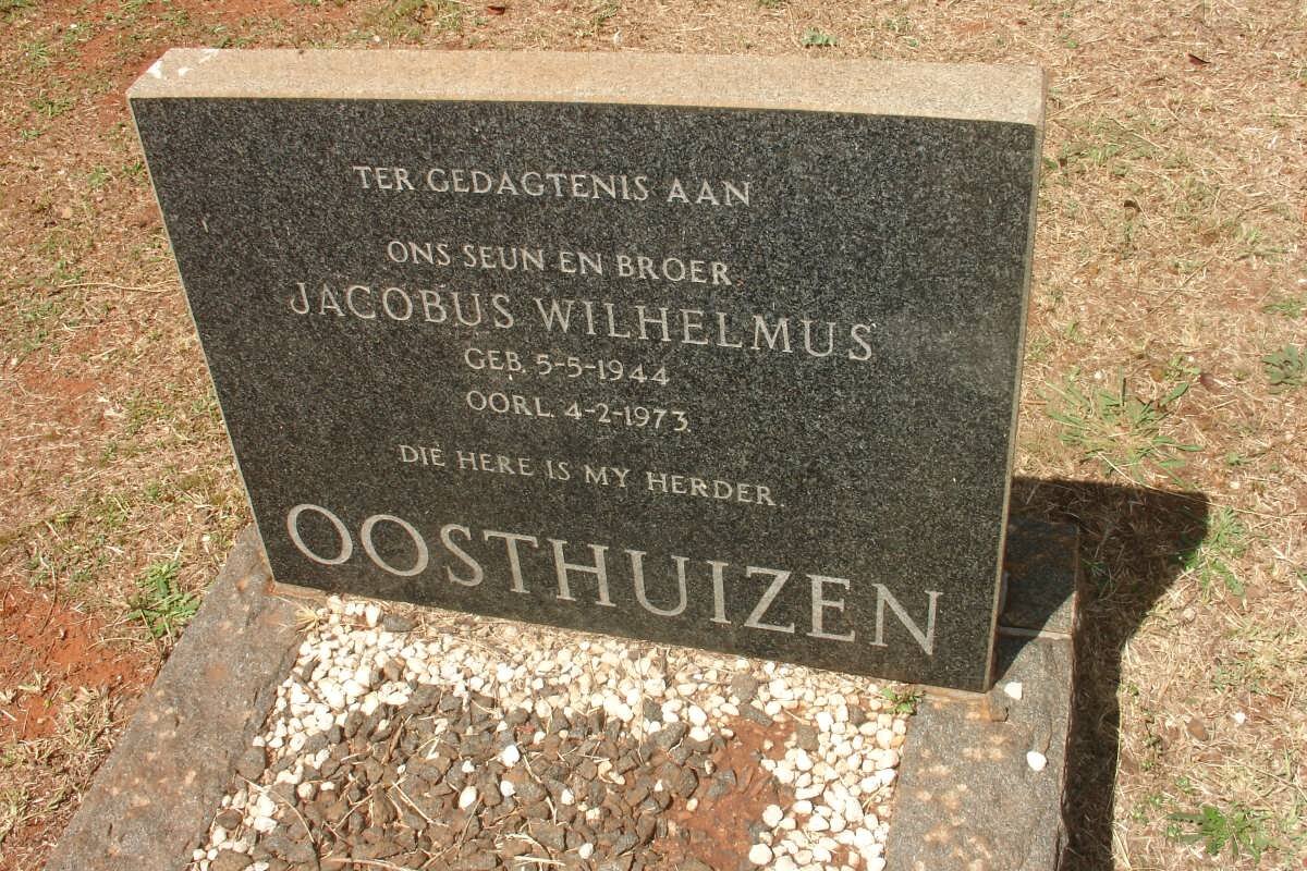 OOSTHUIZEN Jacobus Wilhelmus 1944-1973