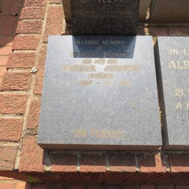 PLESSIS Frederik Johannes, du 1897-1977