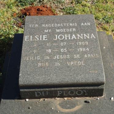 PLOOY Elsie Johanna, du 1909-1984