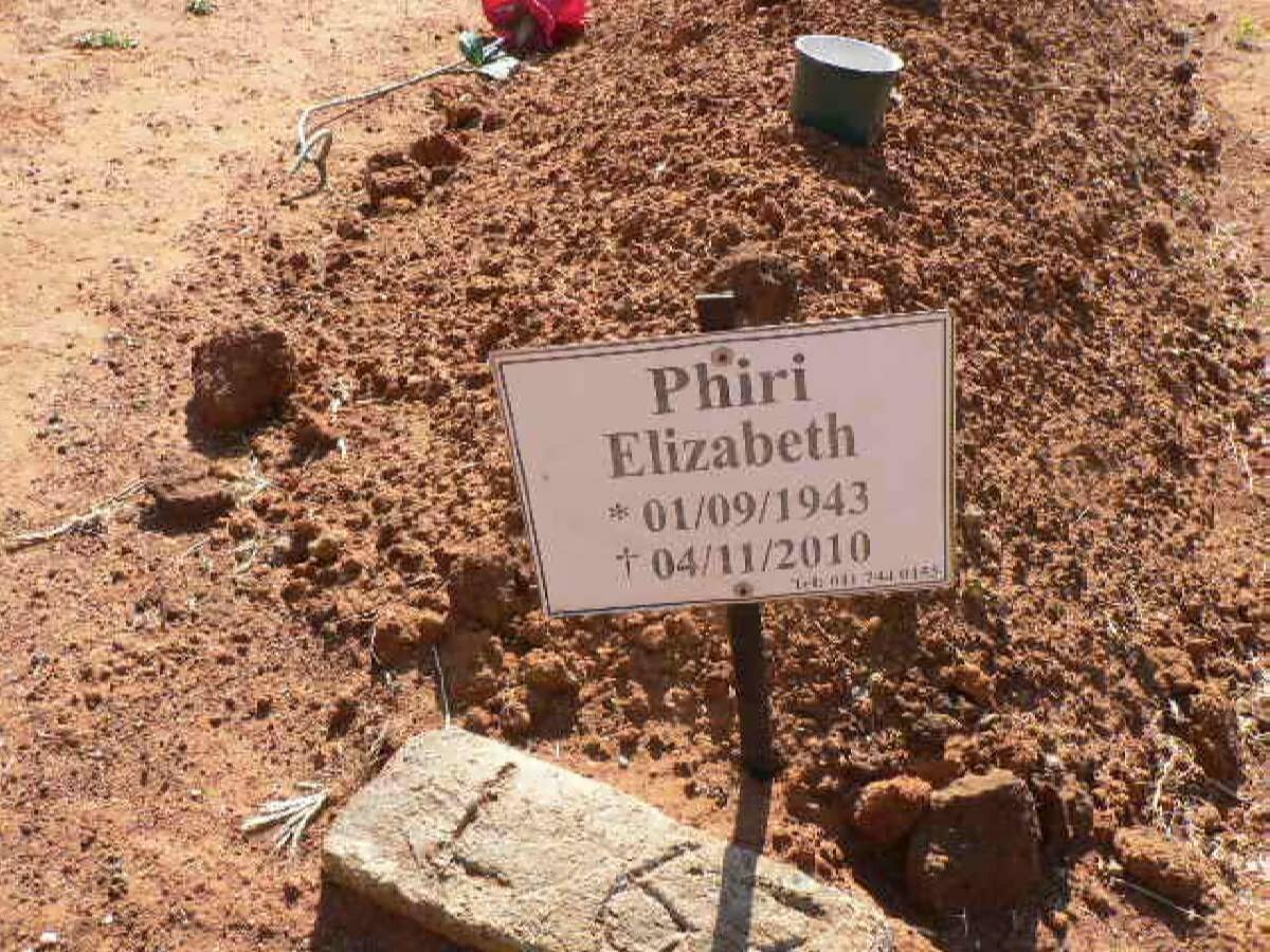 PHIRI Elizabeth 1943-2010
