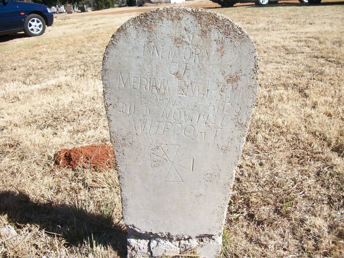 PHUKO Meriam EM  1925-1926