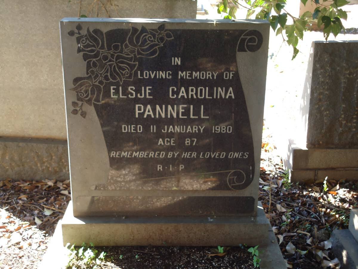 PANNELL Elsje Carolina -1980