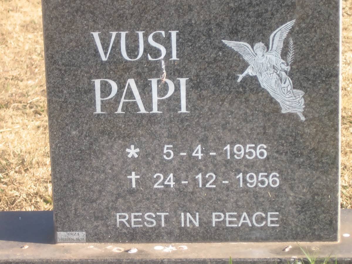 PAPI Vusi 1956-1956