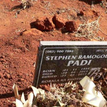 PADI Stephen Ramagolo 1934-2013