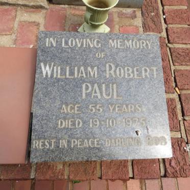 PAUL William Robert -1975