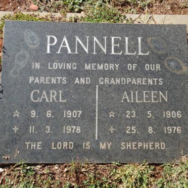 PANNELL Carl 1907-1978 &amp; Aileen 1906-1978