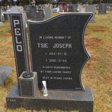 PELO Tsie Joseph 1953-2002