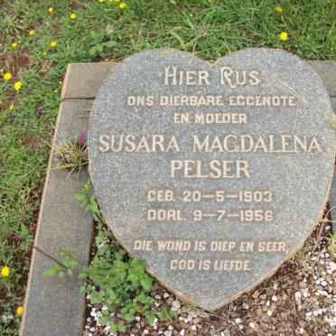 PELSER Susara Magdalena 1903-1956