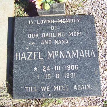 PEENS William Walter 1930-1977 :: McNAMARA Hazel 1906-1991