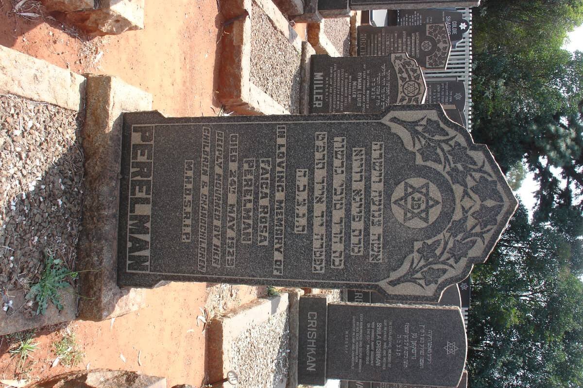 PERELMAN Faica Rosa -1929