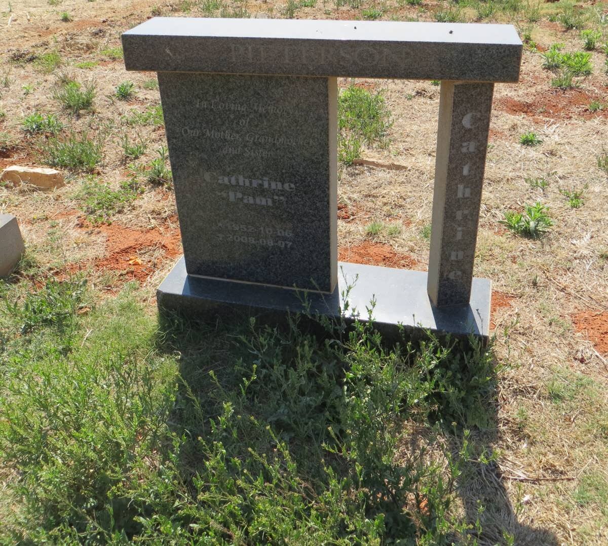 PIETERSON Cathrine 1952-2009