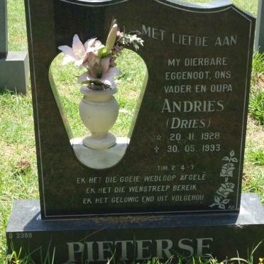 PIETERSE Andries 1928-1993