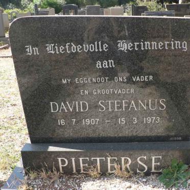 PIETERSE David Stefanus 1907-1973