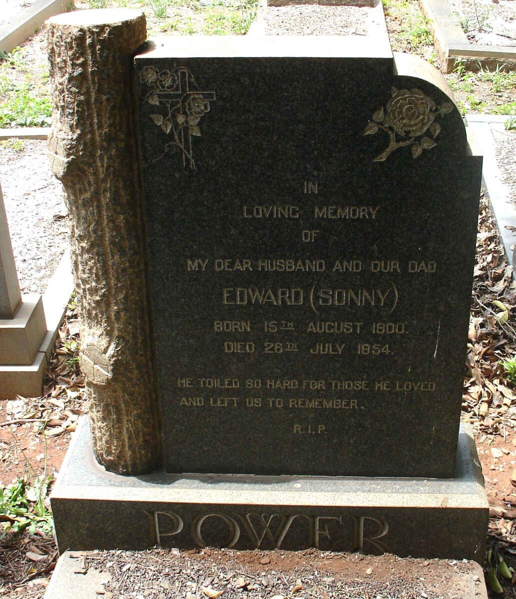 POWER Edward 1900-1954