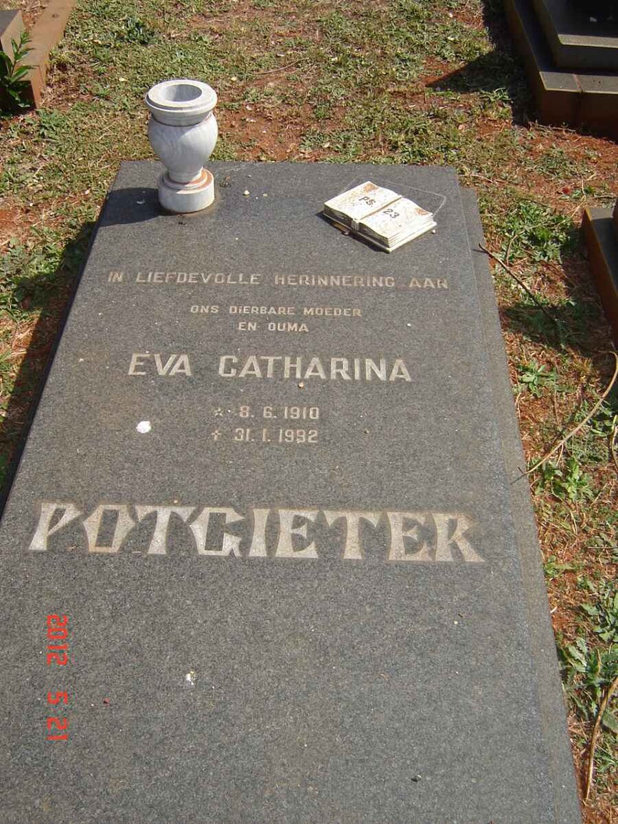 POTGIETER Eva Catharina 1910-1992