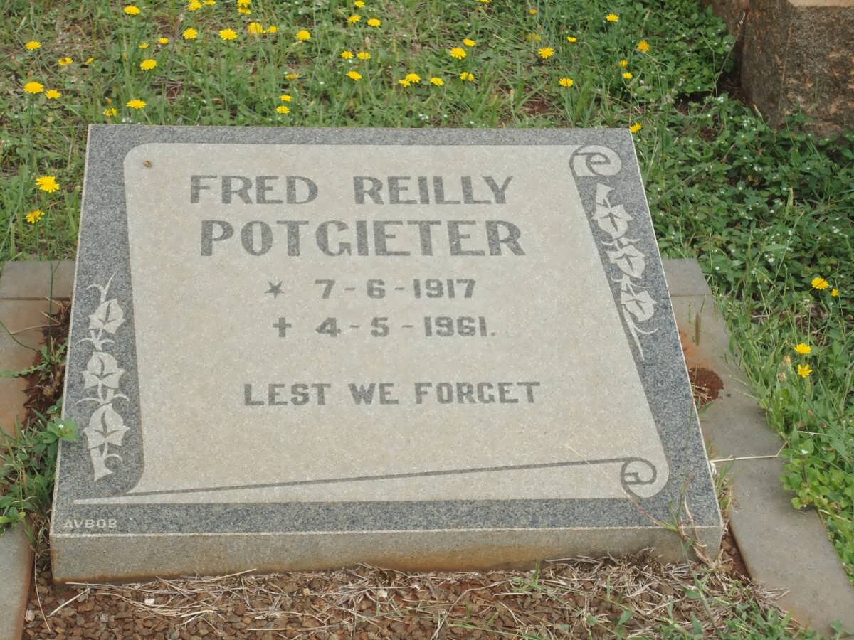 POTGIETER Fred Reilly 1917-1961