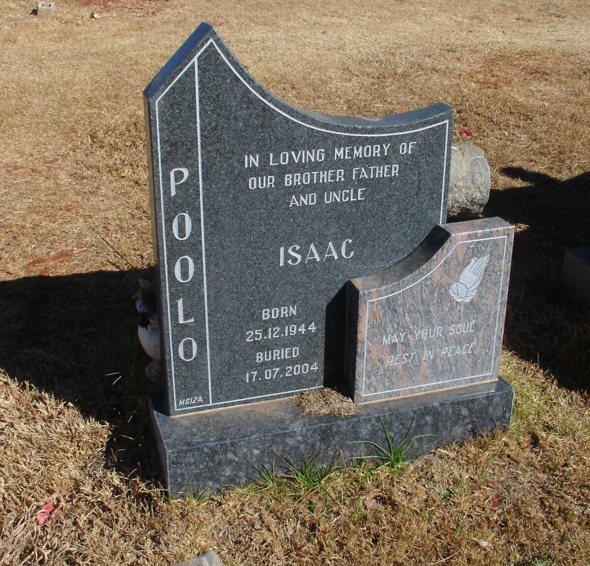POOLO Isaac 1944-2004