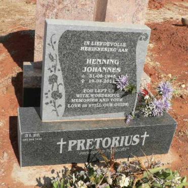 PRETORIUS Henning Johannes 1945-2011