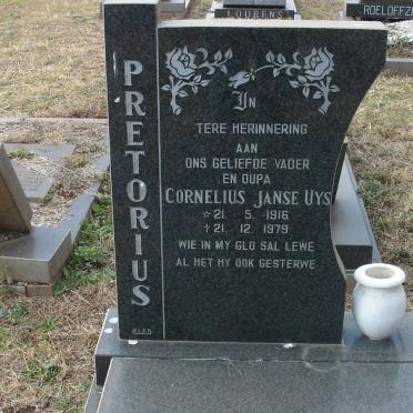 PRETORIUS Cornelius Janse Uys 1916-1979
