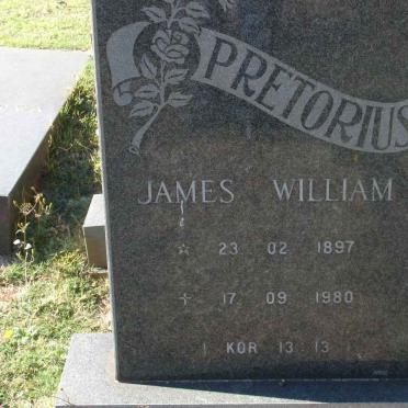 PRETORIUS James William 1897-1980