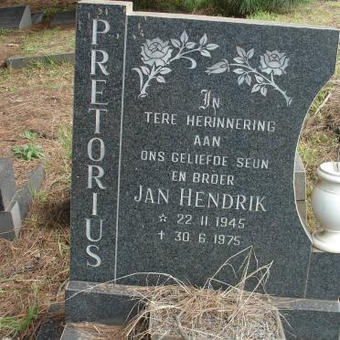 PRETORIUS Jan Hendrik 1945-1975
