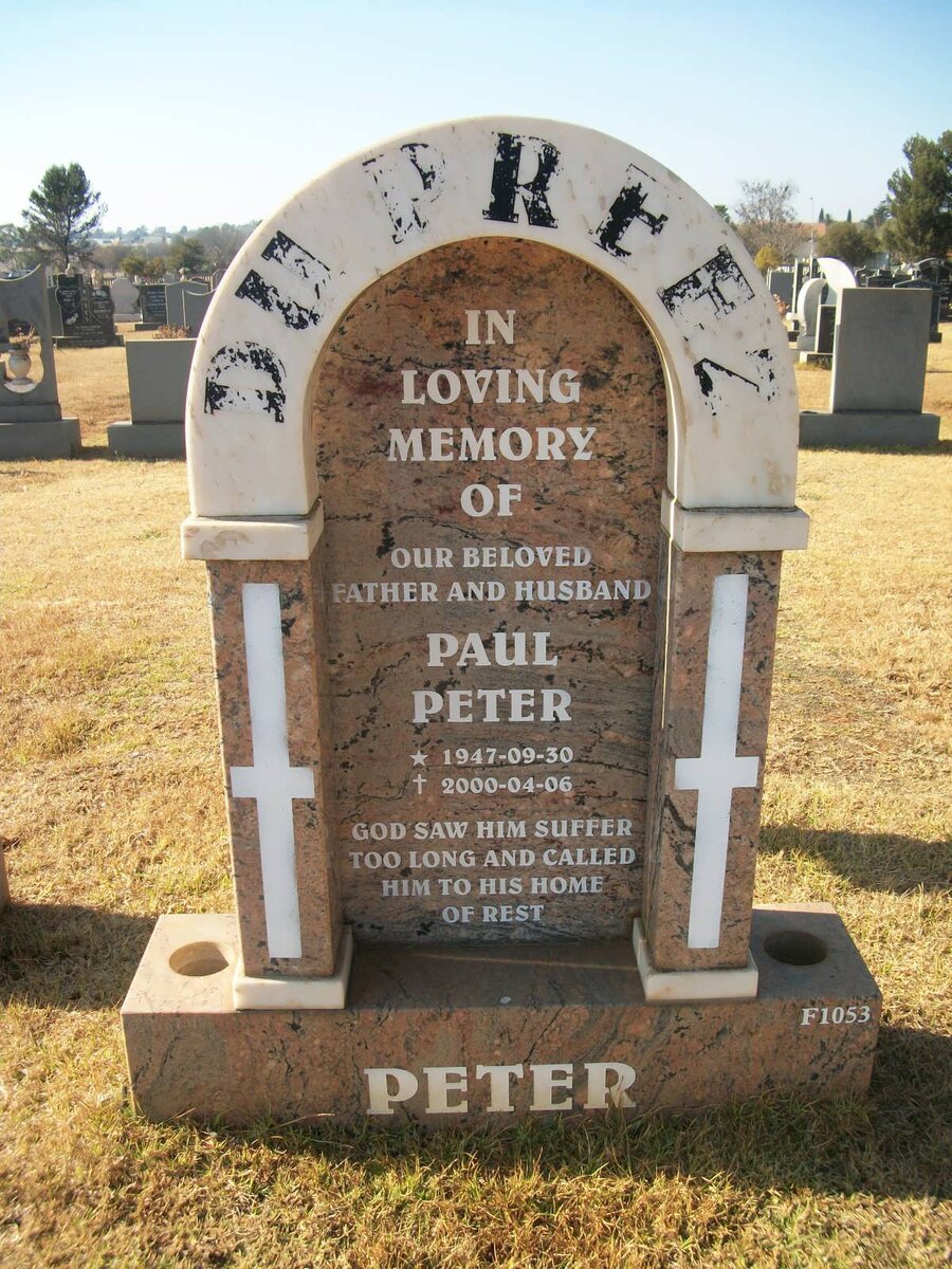PREEZ Paul Peter, du 1947-2000