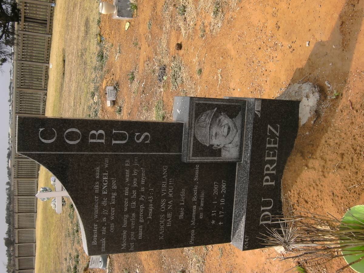 PREEZ Cobus, du 2007-2007