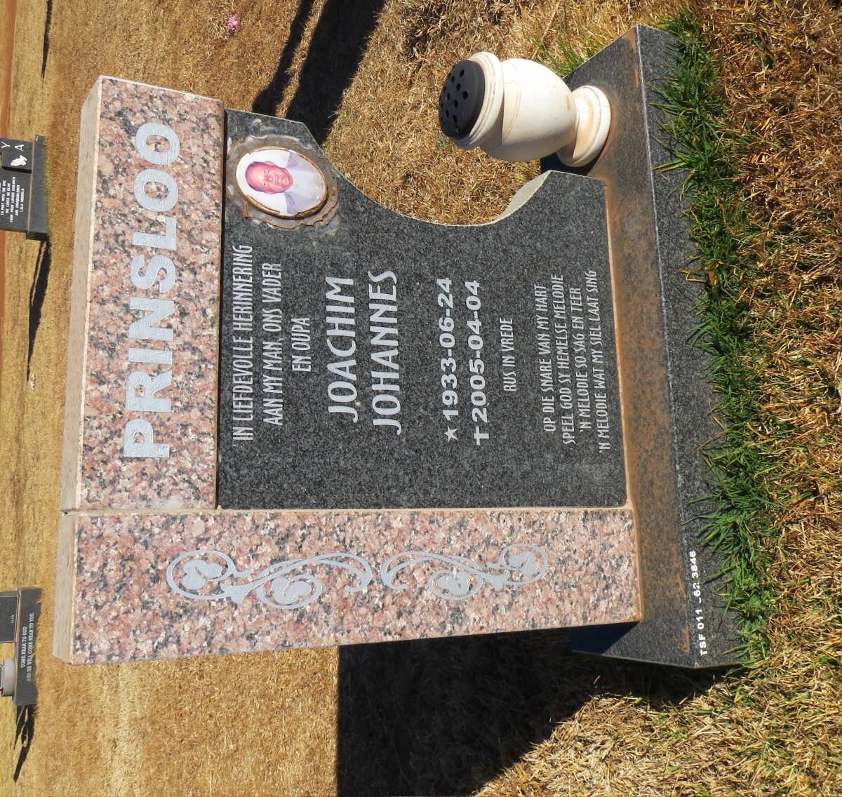 PRINSLOO Joachim Johannes 1933-2005