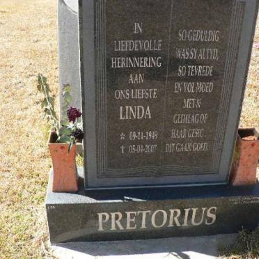 PRETORIUS Linda 1949-2007