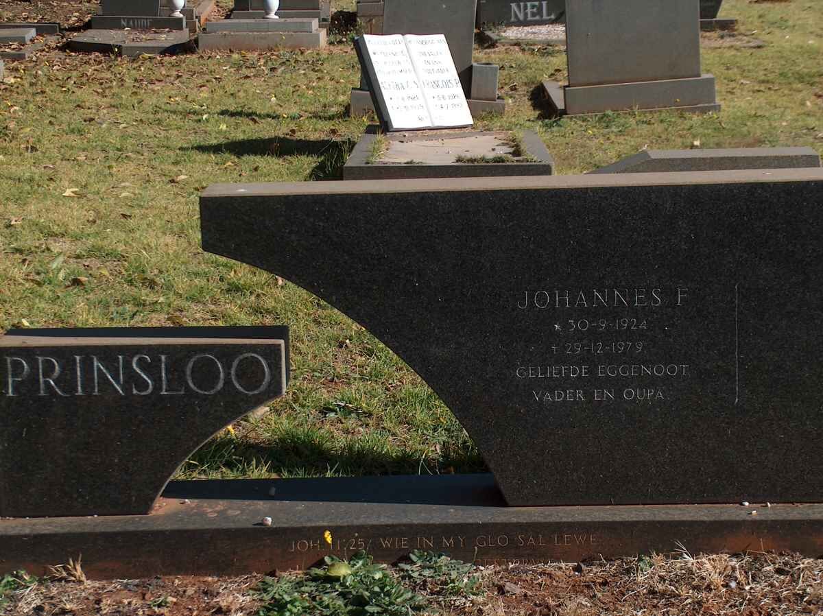 PRINSLOO Johannes F. 1924-1979