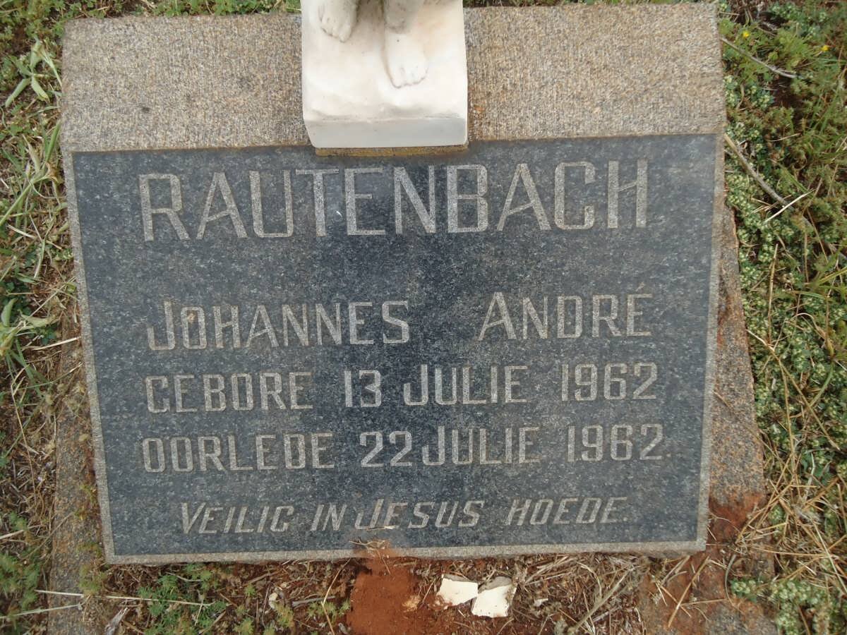RAUTENBACH Johannes Andre 1962-1962