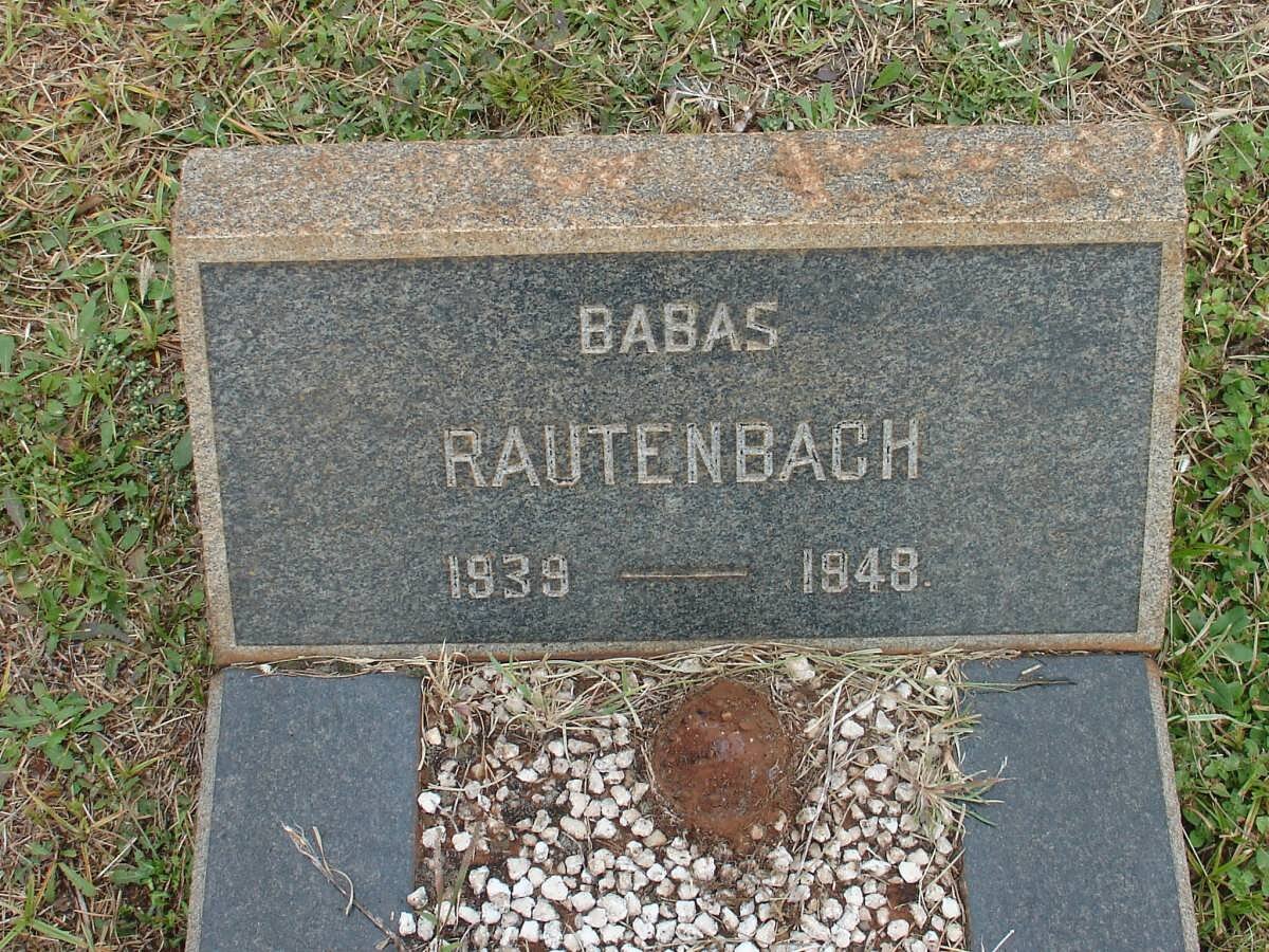 RAUTENBACH Babas 1939-1948