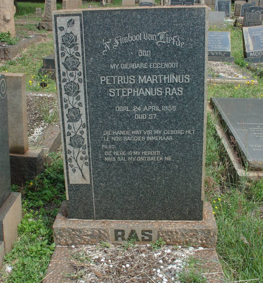 RAS Petrus Marthinus Stephanus -1958