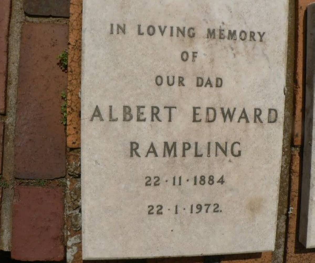 RAMPLING Albert Edward 1884-1972