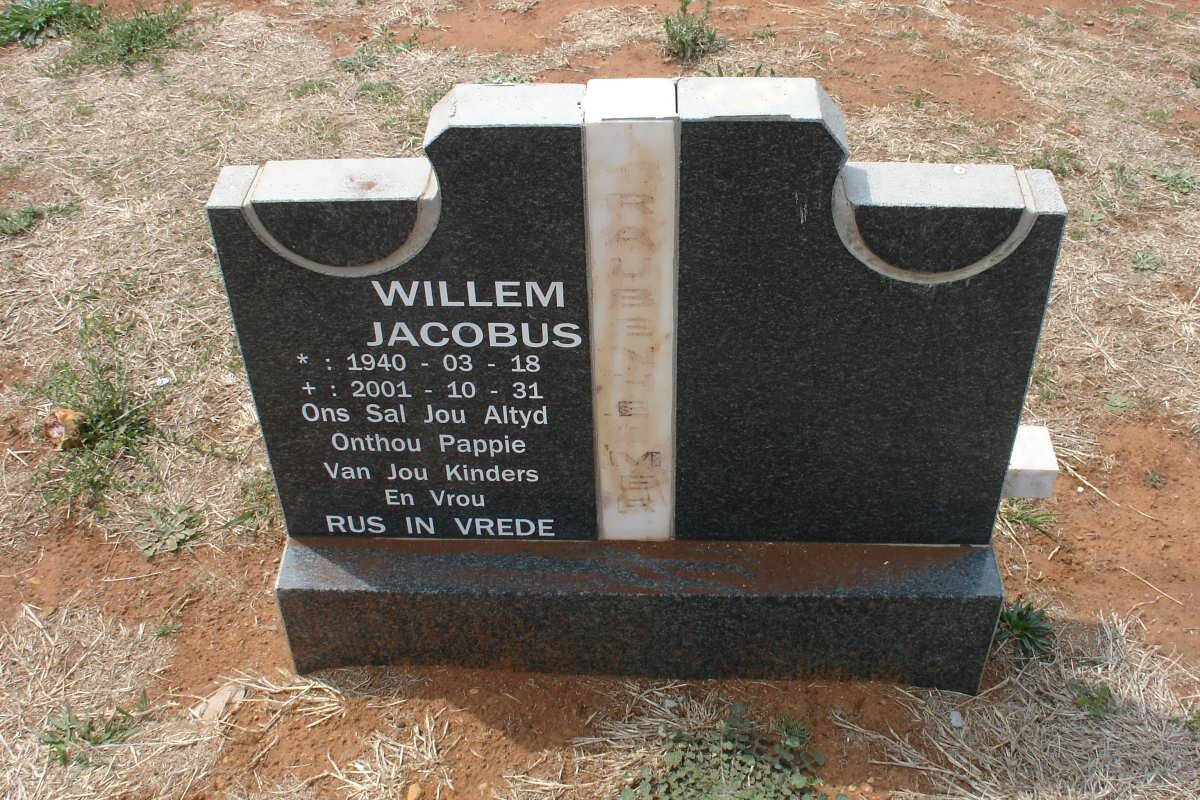 RAUBENHEIMER Willem Jacobus 1940-2001