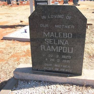 RAMPOU Malebo Selina 1923-1981