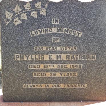 RAEBURN Phyllis E.M. -1946