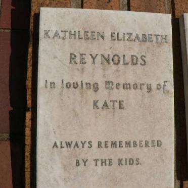 REYNOLDS Kathleen Elizabeth