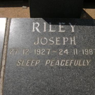 RILEY Joseph 1927-1987