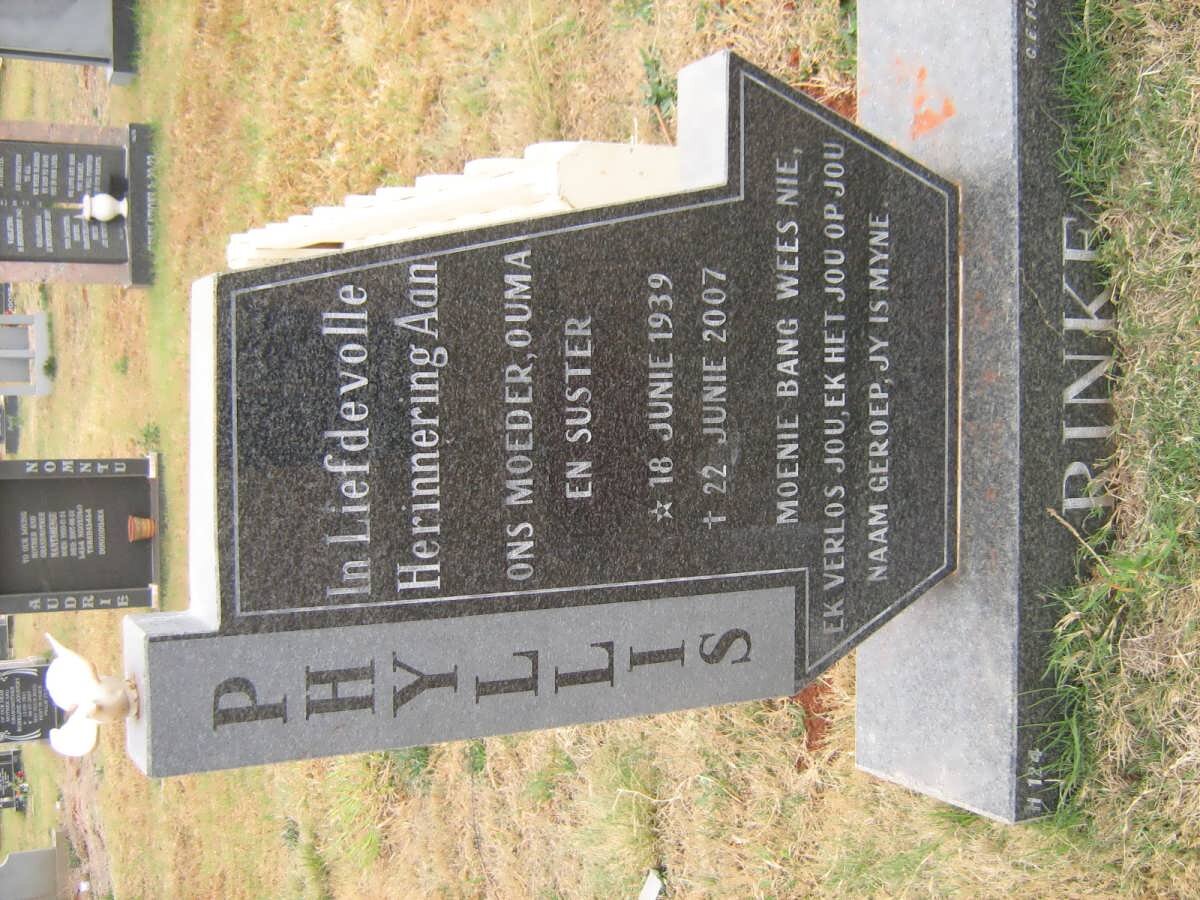 RINKE Phyllis 1939-2007