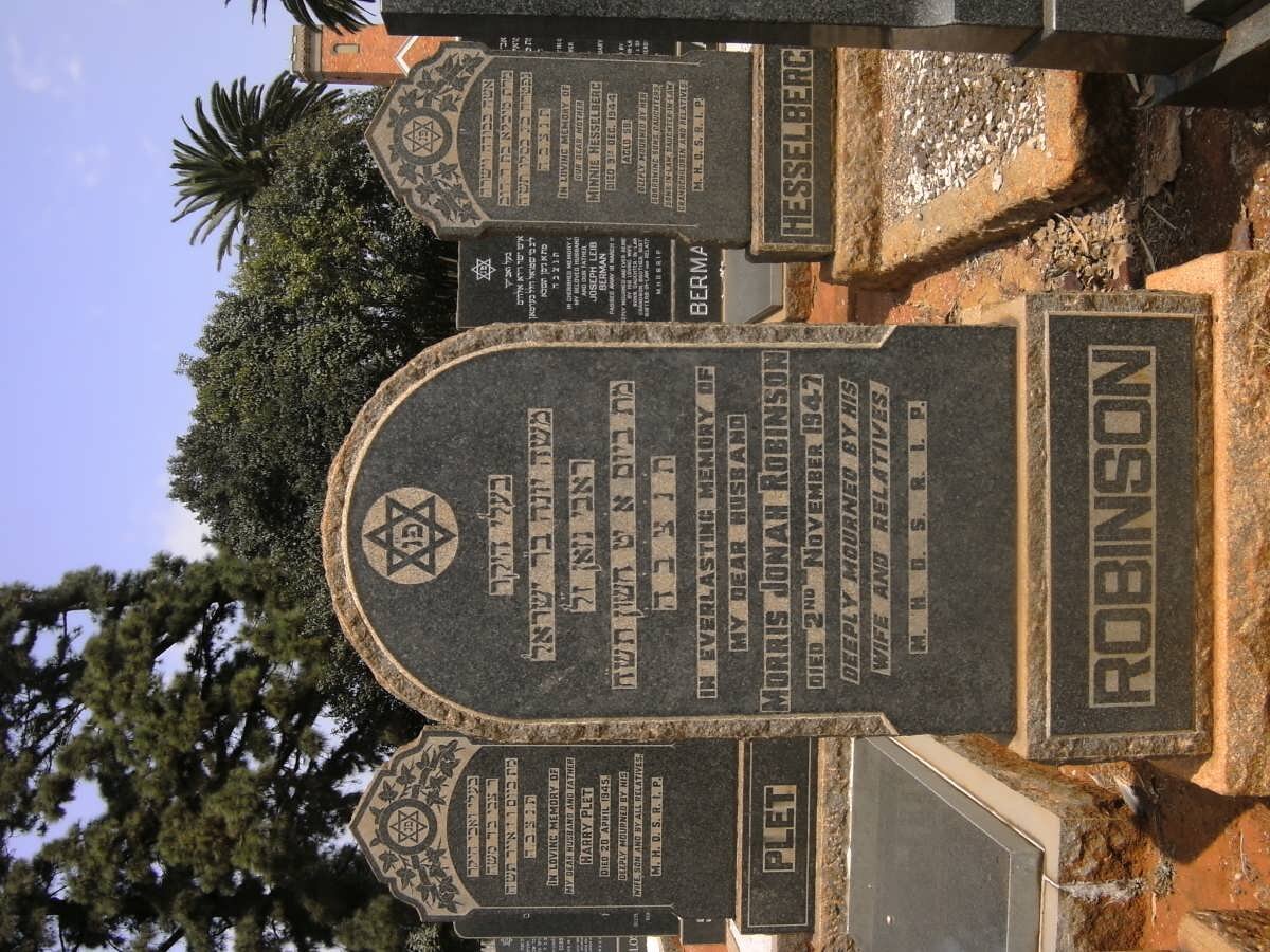 ROBINSON Morris Jonah -1947